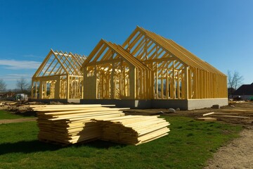 Construction of a New House Frame