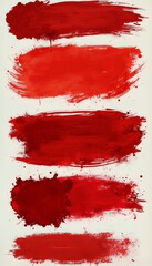 Rustic Ink Brush Strokes Collection Grunge Texture Artistic Effects