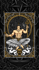 krishna sit on the rock