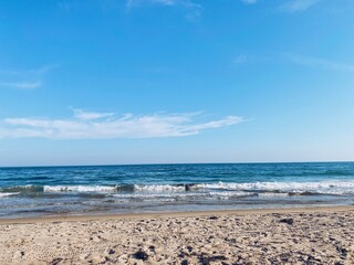 beach and sea