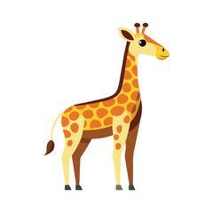 Fototapeta premium Stunning Giraffe Vector Art for Creative Projects.