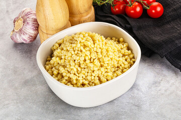 Organic wheat pasta - boiled ptitim