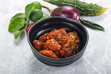 Chinese cuisine - Chicken manchurian gravy