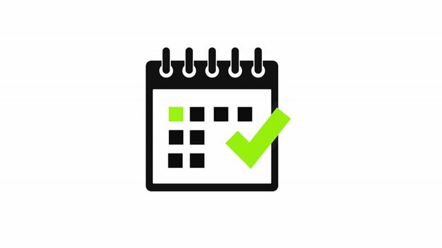 Set of Time icon illustration - Calendar symbol collection vector
