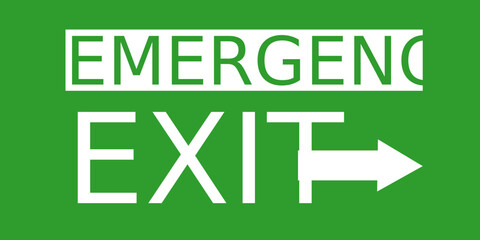 exit sign