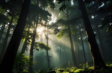 Landscape view showcases nature's greenery in stunning 4K