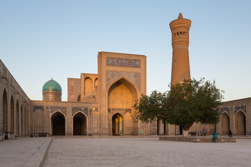Fototapeta premium Inner courtyard of the Kalon Mosque in Bukhara