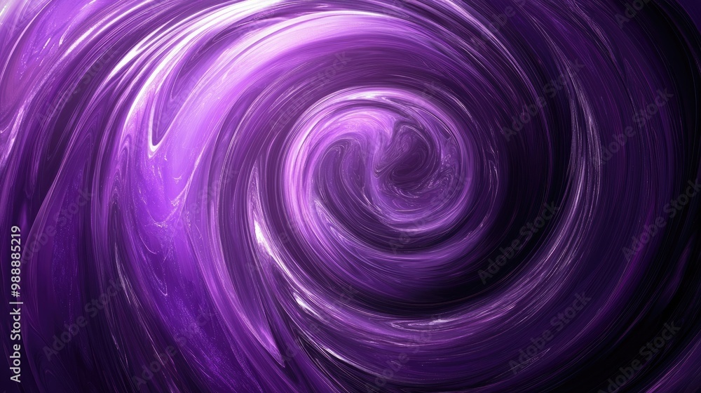 Poster purple swirling abstract background created using digital tools