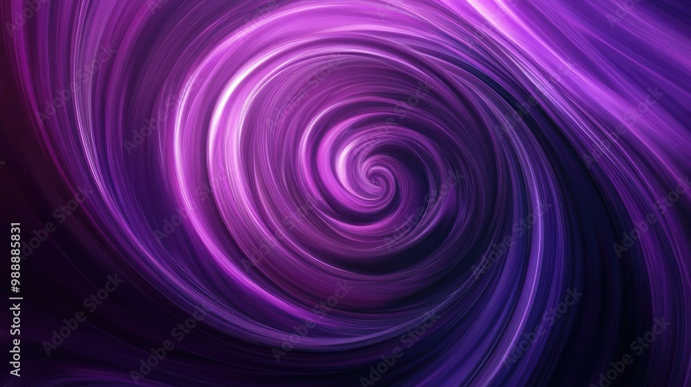 Poster purple swirling abstract background created using digital tools