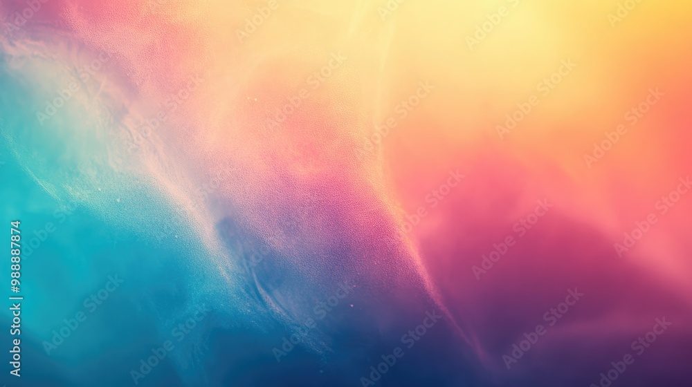 Poster vibrant abstract background featuring an ombre color gradient