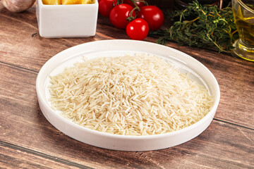 Indian cuisine - raw basmati rice