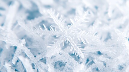 snowy white texture, closeup of icy winter
