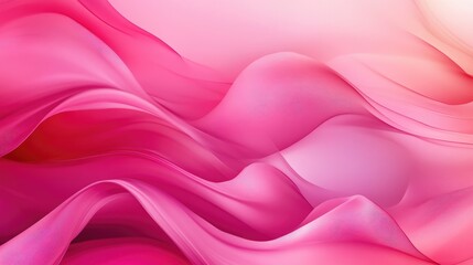 Obraz premium A vibrant pink gradient background with flowing waves, ideal for eco-friendly designs, adding freshness and energy to your nature-inspired visuals