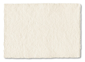 Natural art paper texture. Parchment background isolated on transparent layer