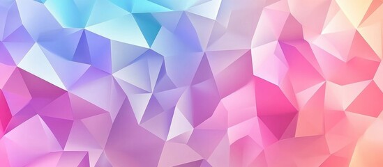 Fototapeta premium Abstract Low Poly Triangle Pattern Background