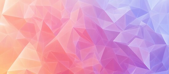 Fototapeta premium Low Polygon Triangular Pattern Backdrop