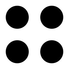 Grid Circle Icon