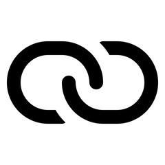 Fototapeta premium Link Chain Icon