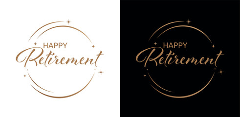 happy retirement text	