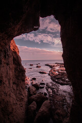 Through the rock