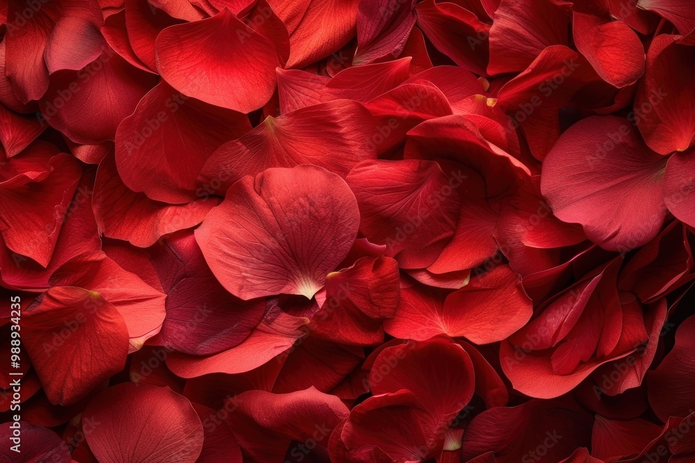 Canvas Prints Red flowers petals plant rose inflorescence.