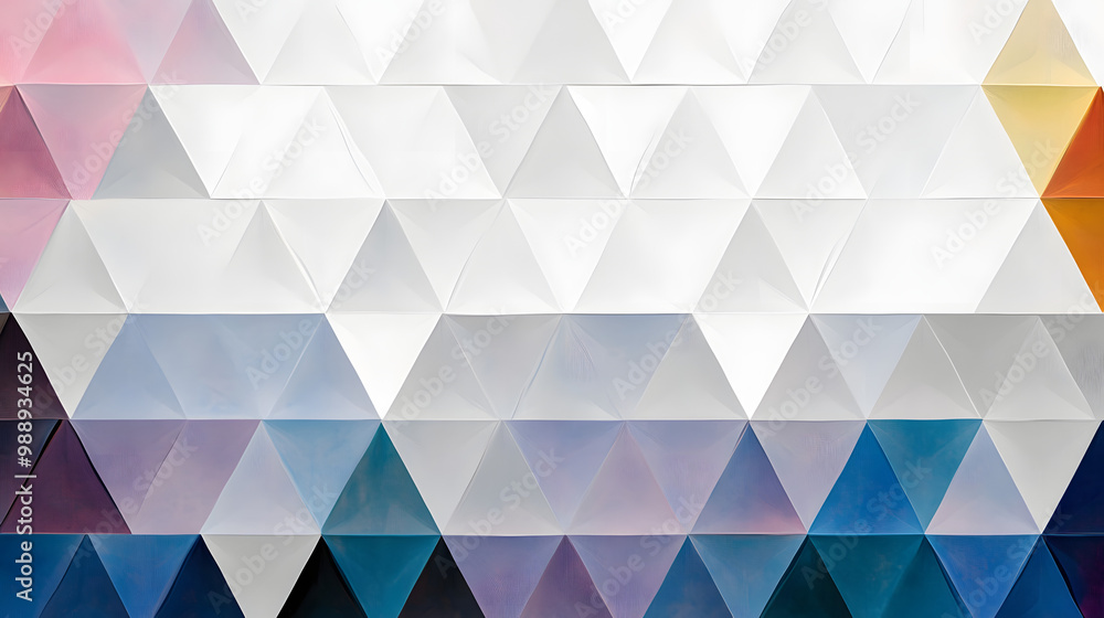 Poster triangle pattern background on transparent, png. geometric pattern background. triangles on transpar