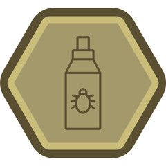 Bug Repellent Vector Icon Design