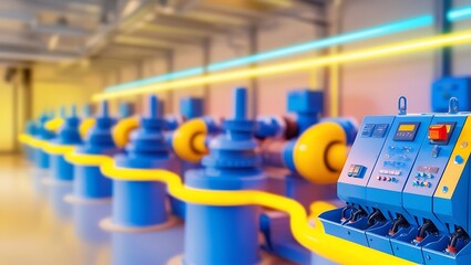 Network or connection. Abstract technology science background