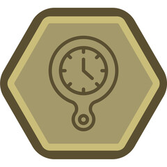 Clock Vector Icon Design
