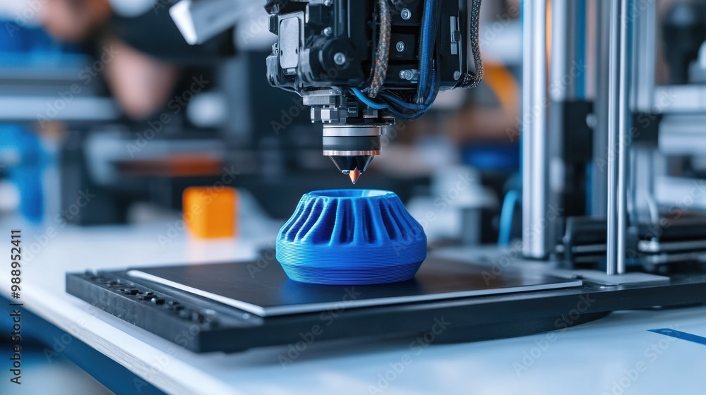 Poster advanced 3d printing technology in action