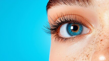 A woman s face with dark spots, captured in a close-up to highlight her skin s texture