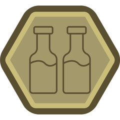 Bottles Vector Icon Design