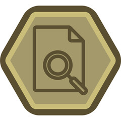 File Search Vector Icon Design