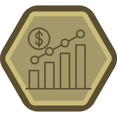 Business Growth Icon Design