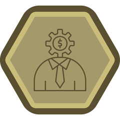 Financial Consultant Icon Design