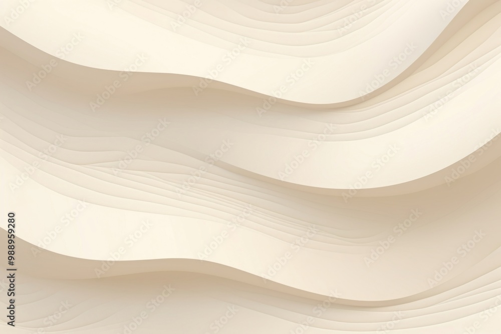 Poster light beige on white background backgrounds pattern wave pattern.