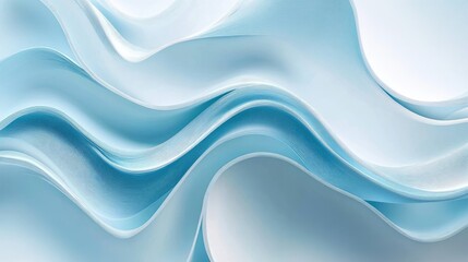 Dynamic white-light blue abstract gradient with wave patterns, adding a fresh, vibrant touch to eco-friendly and nature-based projects