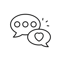 Message vector icon stock illustration