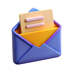 Mail envelope 3D icon png message icon message box mail box