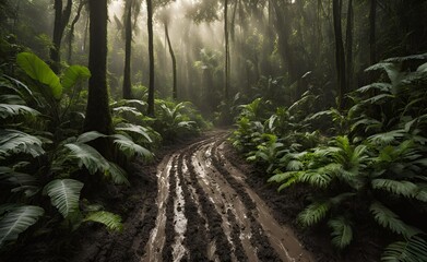 Fototapeta premium Cross country background 