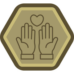 Obraz premium Prayer Vector Icon Design
