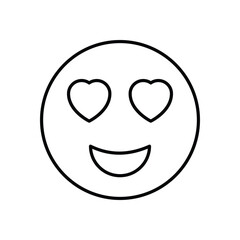 Emoji vector icon stock illustration