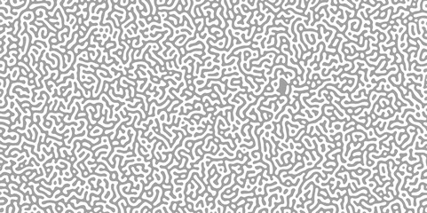 Fototapeta premium Abstract Reaction-diffusion or Turing pattern natural texture in coral grey gradient colour scheme. Linear design with biological shapes. Organic lines in memphis. abstract turing organic wallpaper. 