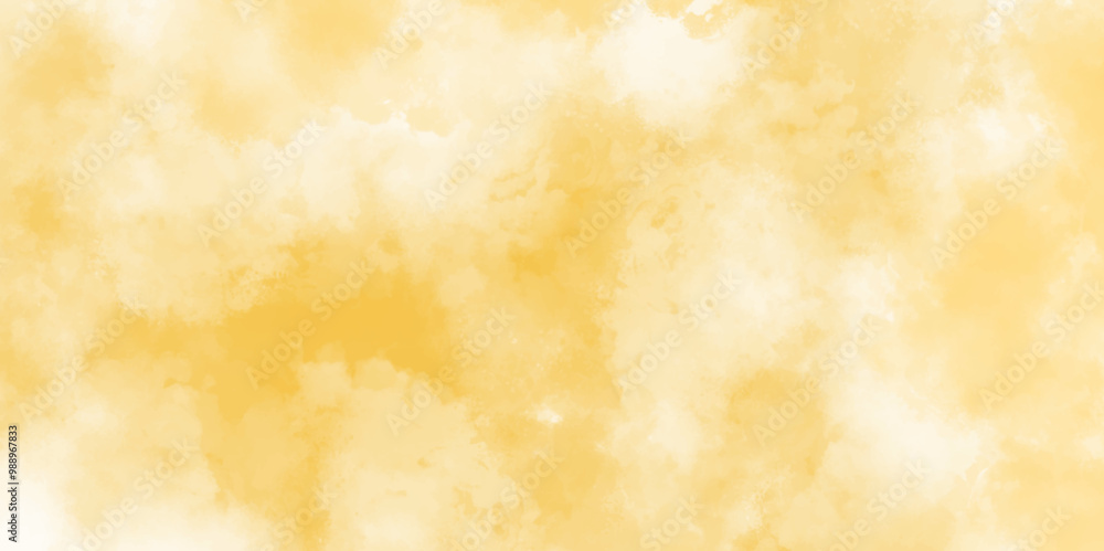 Poster old vintage paper texture background with grunge and rustic elements yellow brush stroke background.