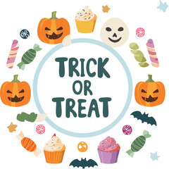 'Trick or Treat' Halloween decor