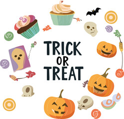 'Trick or Treat' Halloween decor