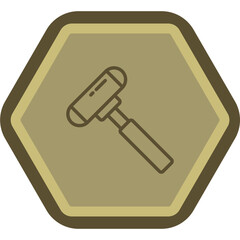 Reflex Hammer Icon Design