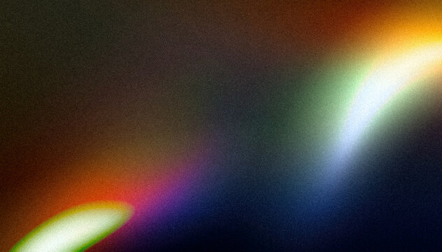 Abstract film texture background with grain, dust and light leak. Lens flare effect