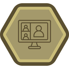 Virtual Meeting Icon Design