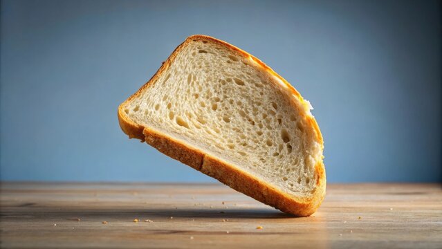 Photo of a slice of bread fallen upside down representing Murphy's Law